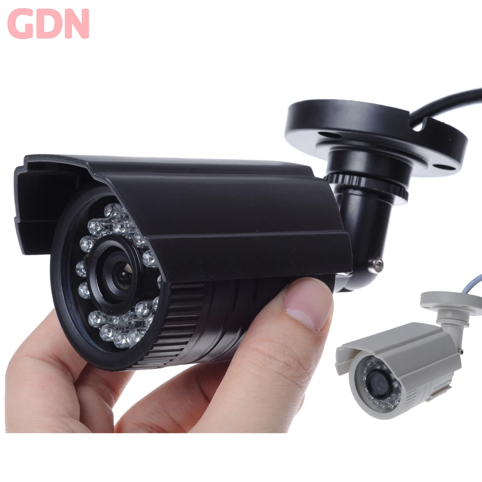 

MiNi CCTV Security Camera Outdoor Bullet 800TVL 1/4'' Color IR-CUT Filter CMOS 3.6mm Lens 24IR Leds Waterproof ABS plastic case