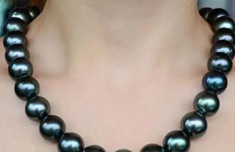 free shipping Jewelry AAA 17"12-11mm Natural REAL ROUND TAHITIAN black green pearl necklace
free shipping Jewelry AAA 17"12-11mm Natural REAL ROUND TAHITIAN black green pearl necklace