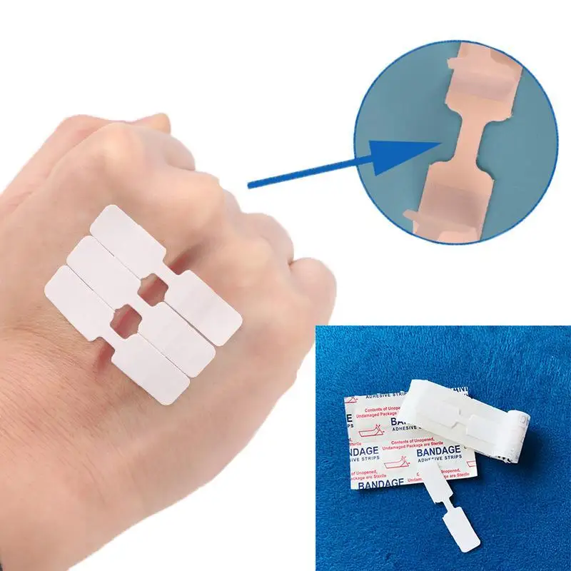 

Self Adhesive Painless Bandage Disposable First White Aid Wound Band-aid Outdoor
