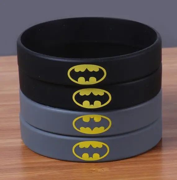 New 50 pcs Popular Batman Wristband Silicone Bracelets For Man Women jewelry Gift Fashion Accessories H-212
New 50 pcs Popular Batman Wristband Silicone Bracelets For Man Women jewelry Gift Fashion Accessories H-212