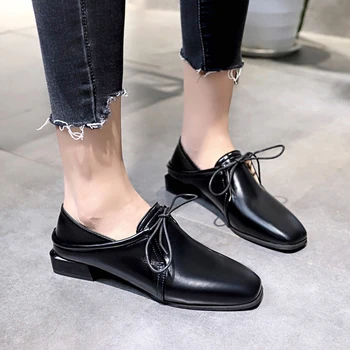Casual personality low heel women's shoes 2018 new small leather shoes female students rough with single shoes college trend
Casual personality low heel women's shoes 2018 new small leather shoes female students rough with single shoes college trend