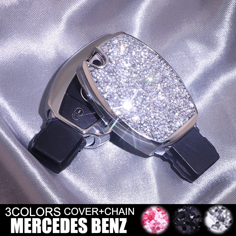 1X Car Key Chain Case fob Cover Shell with Bling Diamond for Mercedes Benz ABCES CLA
1X Car Key Chain Case fob Cover Shell with Bling Diamond for Mercedes Benz ABCES CLA