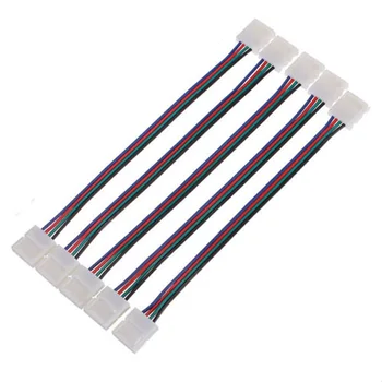 5pcs 10pcsp/lot 10mm 4pin DC power wire Connector Jack Female Cable terminals no welding For 3528 5630 5050 RGB LED Strip lights
5pcs 10pcsp/lot 10mm 4pin DC power wire Connector Jack Female Cable terminals no welding For 3528 5630 5050 RGB LED Strip lights
