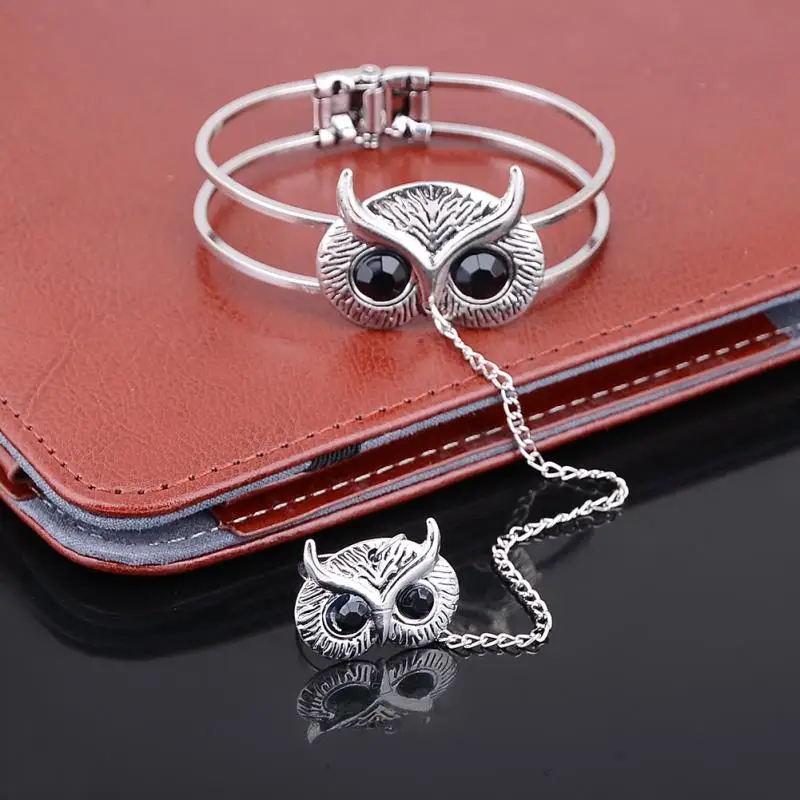 Vintage Silver Color Owl Finger Ring Hand Chain Harness Slave Chains Bracelet Punk Bangles For Women Jewelry
Vintage Silver Color Owl Finger Ring Hand Chain Harness Slave Chains Bracelet Punk Bangles For Women Jewelry