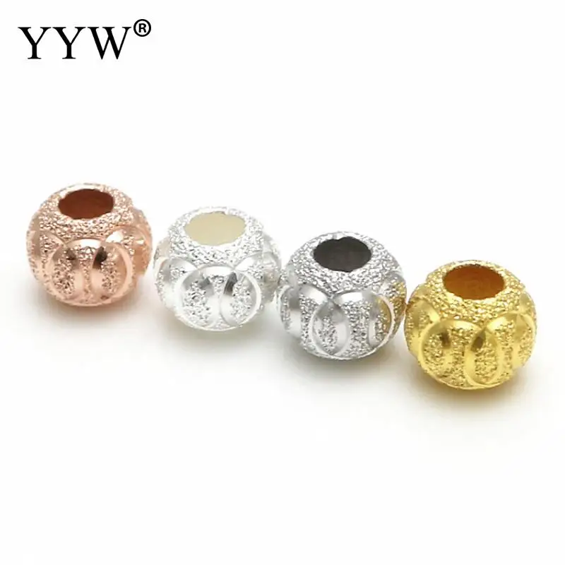 2Pieces 8mm Silver Plated Beads for Jewelry Making Gold/Rose Gold Color Dust Spacer Loose Large 2mm Hole Beads
2Pieces 8mm Silver Plated Beads for Jewelry Making Gold/Rose Gold Color Dust Spacer Loose Large 2mm Hole Beads