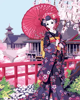 40*50cm Frameless oil painting wall decor diy painting by numbers hand painted canvas painting Temptation kimono YAX27
40*50cm Frameless oil painting wall decor diy painting by numbers hand painted canvas painting Temptation kimono YAX27