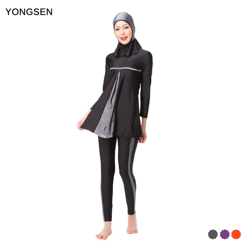 YONGSEN Modest Muslim Swimwear For Women 2017 New Full Cover Swimwear Islamic Arab Muslim Woman Beach Swimsuit Burkinis
YONGSEN Modest Muslim Swimwear For Women 2017 New Full Cover Swimwear Islamic Arab Muslim Woman Beach Swimsuit Burkinis