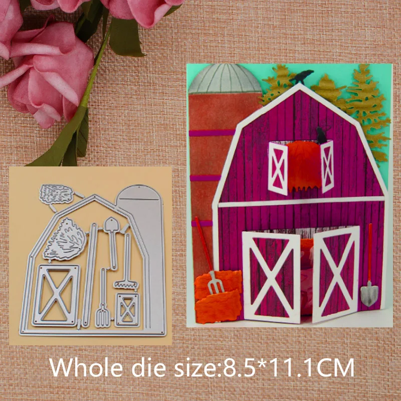 House Metal Cutting Dies Stencils for DIY Scrapbook Photo Album Paper Card Decorative Craft Embossing 8.5*11.1CM
House Metal Cutting Dies Stencils for DIY Scrapbook Photo Album Paper Card Decorative Craft Embossing 8.5*11.1CM