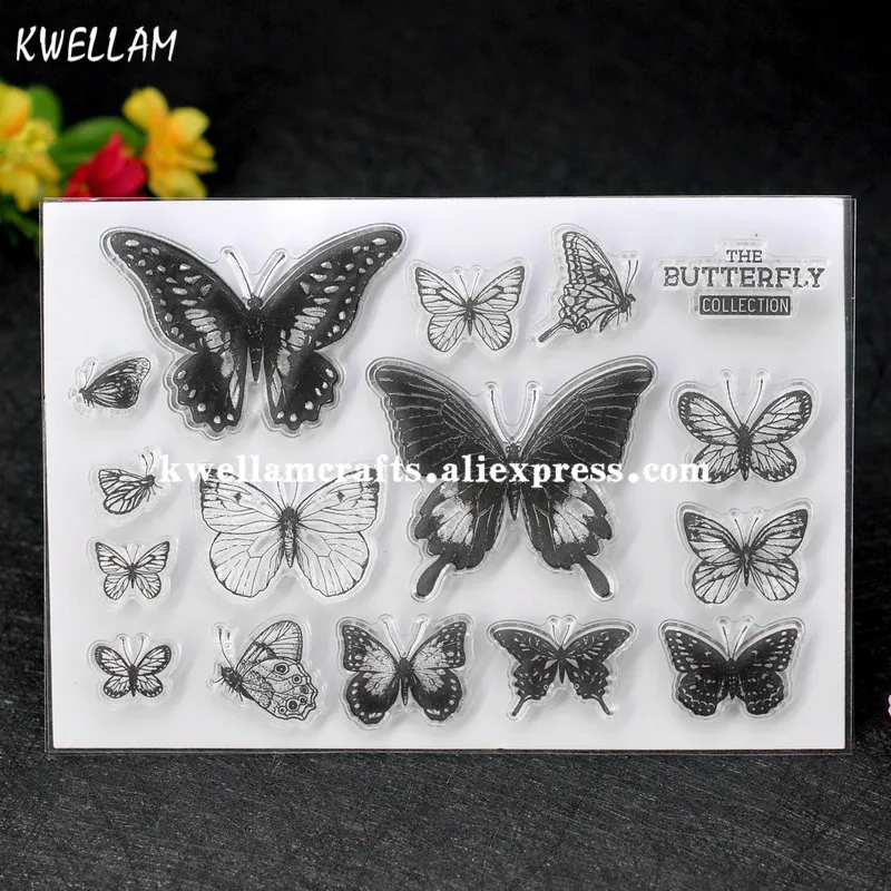 THE BUTTERFLY COLLECTION Scrapbook DIY photo cards account rubber stamp clear stamp transparent stamp 11x16cm 7063028
THE BUTTERFLY COLLECTION Scrapbook DIY photo cards account rubber stamp clear stamp transparent stamp 11x16cm 7063028
