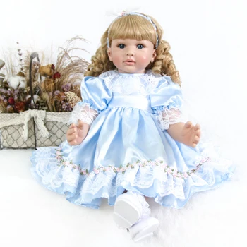 60cm 24inch bebe alive adorable vinyl newborn princess Reborn Babies Silicone Dolls modeling Toddler kids Xmas birthday gift
60cm 24inch bebe alive adorable vinyl newborn princess Reborn Babies Silicone Dolls modeling Toddler kids Xmas birthday gift