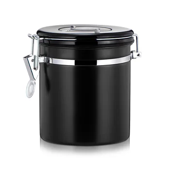 Airtight Coffee Canister Vacuum Sealed Container with Cantilever Lid - Co2 Gas Release Wicovalve Exhaust Valve Seal Can
Airtight Coffee Canister Vacuum Sealed Container with Cantilever Lid - Co2 Gas Release Wicovalve Exhaust Valve Seal Can