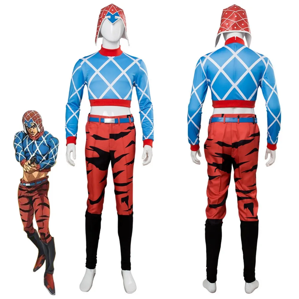 JoJo's Bizarre Adventure Cosplay Costume Golden Wind Guido Mista Cosplay Costume Outfit Full Set Halloween Carnival
JoJo's Bizarre Adventure Cosplay Costume Golden Wind Guido Mista Cosplay Costume Outfit Full Set Halloween Carnival