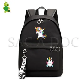 Dabbing Unicorn Funny Backpack Cartoon School Bags for Girls College Students Laptop Backpack Casual Rucksack Travel Bags
Dabbing Unicorn Funny Backpack Cartoon School Bags for Girls College Students Laptop Backpack Casual Rucksack Travel Bags
