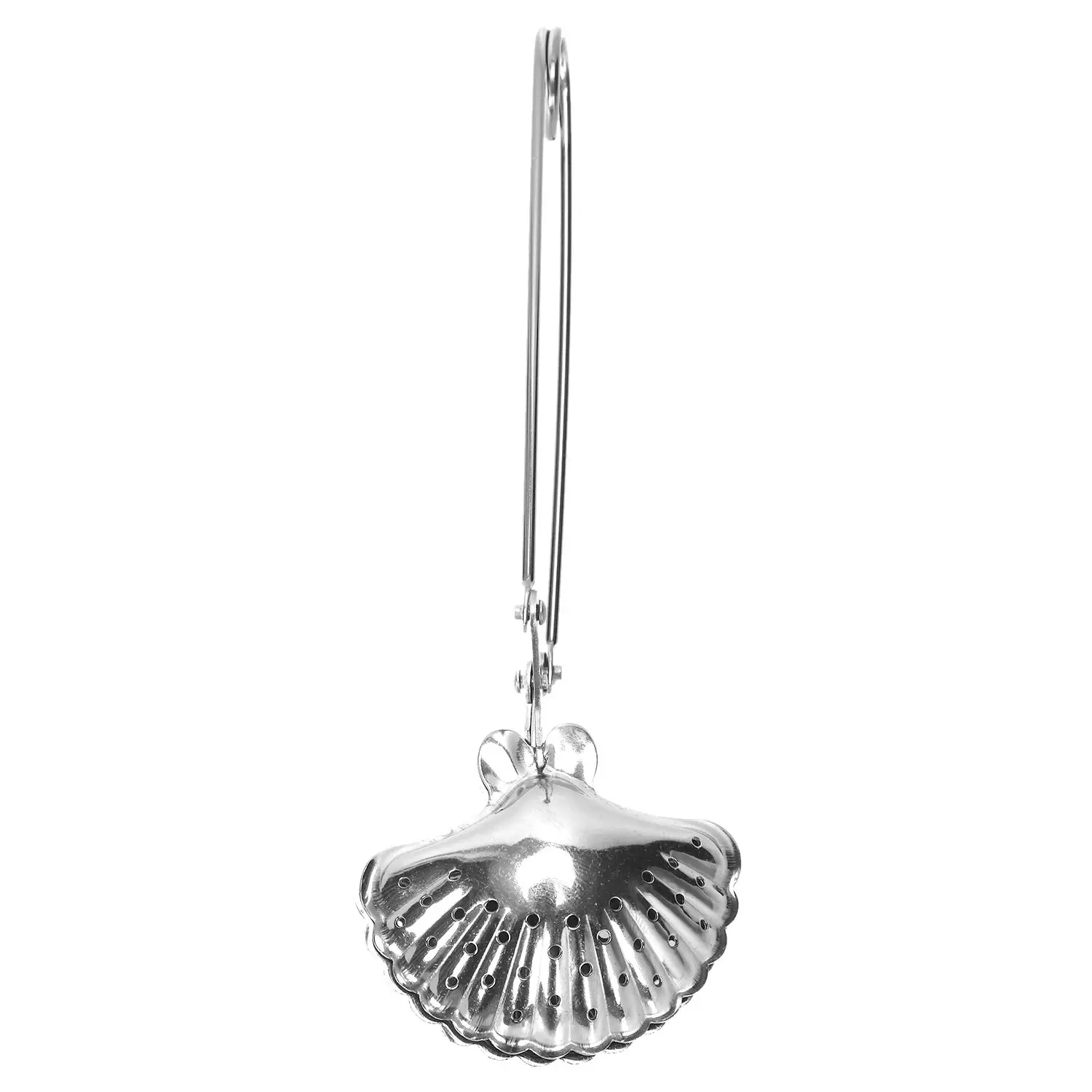 Hot Sale Shell Shape Practical Snap Stainless Steel Mesh Tea Ball Infuser Tea Strainer
Hot Sale Shell Shape Practical Snap Stainless Steel Mesh Tea Ball Infuser Tea Strainer