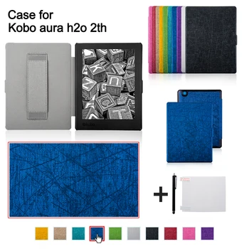 Ultra slim magnetic PU leather cover case for 2017 new release Kobo aura H2o edition 2 6.8" ereader with hand holder
Ultra slim magnetic PU leather cover case for 2017 new release Kobo aura H2o edition 2 6.8" ereader with hand holder