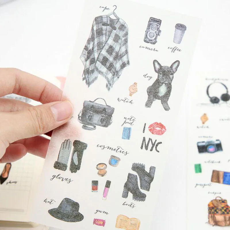 6 Pieces/bag. Fashion Match Guide Waterproof Pvc Student Stationery Stickers Decorate Computer Notebook Paper Scrapbook
6 Pieces/bag. Fashion Match Guide Waterproof Pvc Student Stationery Stickers Decorate Computer Notebook Paper Scrapbook