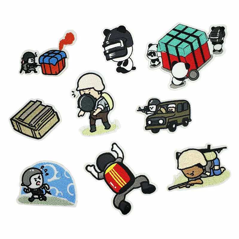 PUBG Cartoon Game Patch Iron on Patches Applique for Clothing DIY Embroidery Badges Crafts Sewing WINNER WINNER CHICKEN DINNER
PUBG Cartoon Game Patch Iron on Patches Applique for Clothing DIY Embroidery Badges Crafts Sewing WINNER WINNER CHICKEN DINNER
