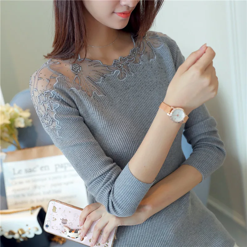 Lcybhe Women Pullovers Cashmere Sexy Lace Pullover Sweaters Fashion Patchwork Hollow Out Ruffled Collar 0f420
Lcybhe Women Pullovers Cashmere Sexy Lace Pullover Sweaters Fashion Patchwork Hollow Out Ruffled Collar 0f420