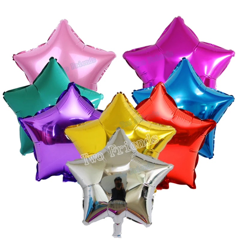 Five point star shape foil balloons 20pcs/lot 18inch wedding birthday party decorations Christmas favors and gifts toys air ball
Five point star shape foil balloons 20pcs/lot 18inch wedding birthday party decorations Christmas favors and gifts toys air ball