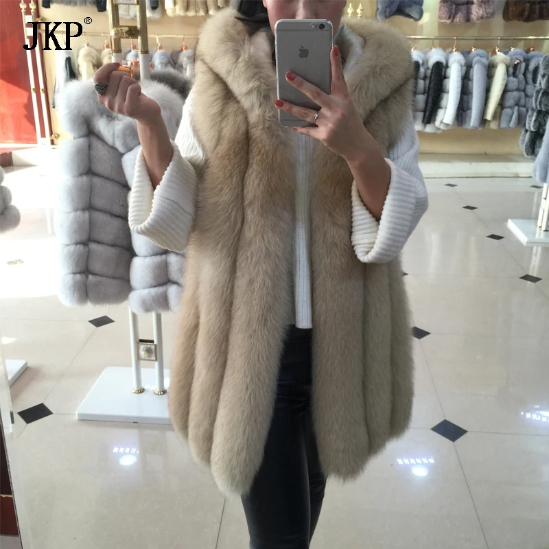 Real Fox Fur Vest Women Coat Female Natural Fox Fur Hooded Waistcoat Ladies Sleeveless Warm Genuine Real Fur Vest for Women
Real Fox Fur Vest Women Coat Female Natural Fox Fur Hooded Waistcoat Ladies Sleeveless Warm Genuine Real Fur Vest for Women