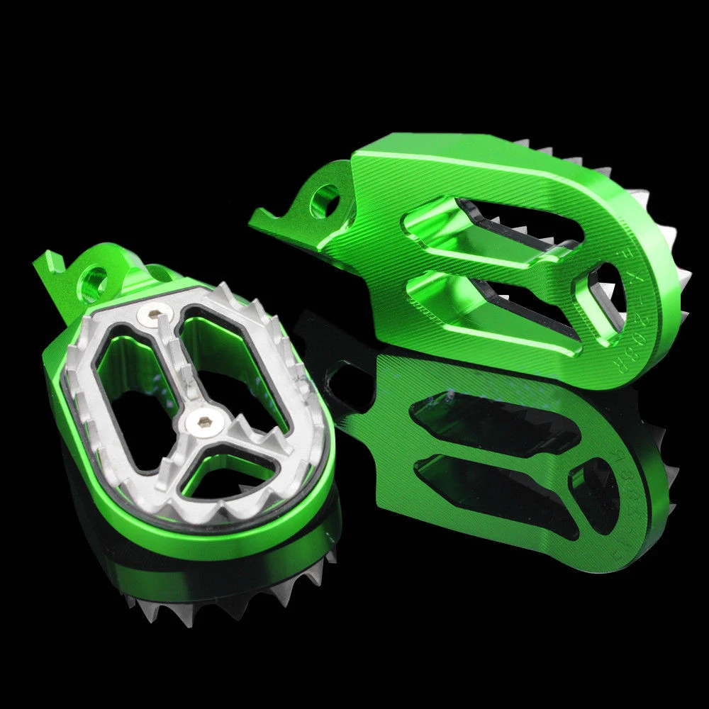 Motocross CNC Aluminum off-road Foot Pegs For Kawasaki KX250 KX250F KX450F KLX450 KLX450R
Motocross CNC Aluminum off-road Foot Pegs For Kawasaki KX250 KX250F KX450F KLX450 KLX450R
