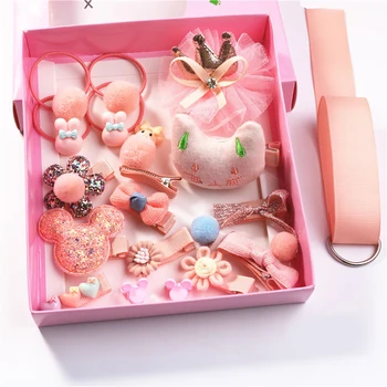 18Pcs/set Cartoon Baby Hair Clips Elastic Rubber Hairband Suit Child Headwear Hair Accessories for Baby birthday present
18Pcs/set Cartoon Baby Hair Clips Elastic Rubber Hairband Suit Child Headwear Hair Accessories for Baby birthday present