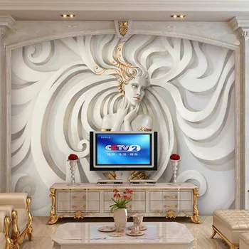 Modern Abstract Art Mural Wallpaper 3D Stereo Relief Sculpture Figure Photo Wallpaper Hotel Living Room Backdrop Wall Covering
Modern Abstract Art Mural Wallpaper 3D Stereo Relief Sculpture Figure Photo Wallpaper Hotel Living Room Backdrop Wall Covering