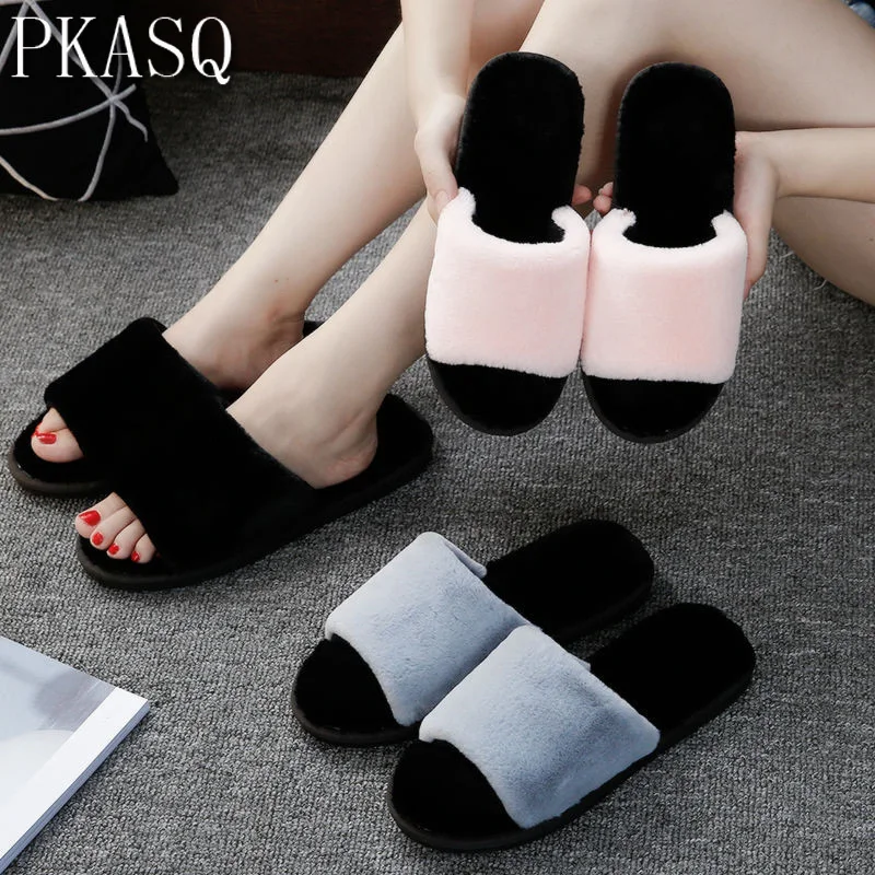 PKSAQ Women Black Cotton slippers Women Warm Slippers Winter Cotton Shoes Indoor Thermal Home shoes Flip Flop 5 Colors
PKSAQ Women Black Cotton slippers Women Warm Slippers Winter Cotton Shoes Indoor Thermal Home shoes Flip Flop 5 Colors