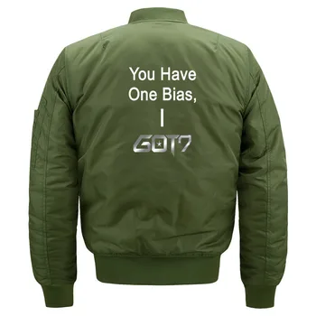 Funny Kpop Got7 Meme Bomber Jacket for Women and Men Cute Girls Korean Boy Band You Got One Bias I Got 7 Jackets Plus Size S-5XL
Funny Kpop Got7 Meme Bomber Jacket for Women and Men Cute Girls Korean Boy Band You Got One Bias I Got 7 Jackets Plus Size S-5XL