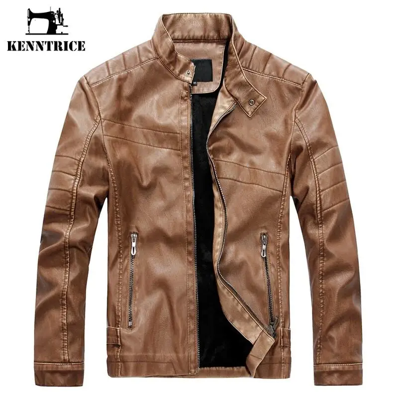 Kenntrice Men's Faux Sheep Leather Jackets Men Biker Leather Jacket Slim Fit Faux Leather Clothing Leather Coat Winter Bomber
Kenntrice Men's Faux Sheep Leather Jackets Men Biker Leather Jacket Slim Fit Faux Leather Clothing Leather Coat Winter Bomber