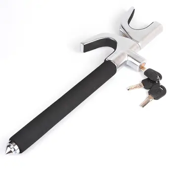 Steering Wheel Lock Universal Anti-Theft Clamp Heavy Duty Vehicle Safety Rotary Adjustable Lock Self-defense with 3 Keys (Blac
Steering Wheel Lock Universal Anti-Theft Clamp Heavy Duty Vehicle Safety Rotary Adjustable Lock Self-defense with 3 Keys (Blac