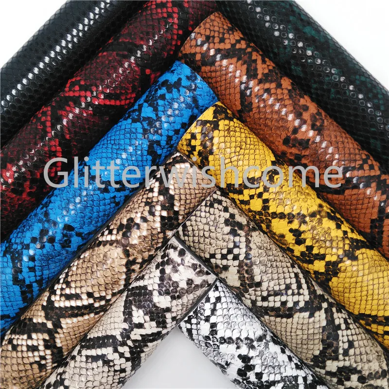 Glitterwishcome 21X29CM A4 Size Vinyl For Bows Snake Python Synthetic Leather Fabirc Faux Leather Sheets for Bows, GM428A
Glitterwishcome 21X29CM A4 Size Vinyl For Bows Snake Python Synthetic Leather Fabirc Faux Leather Sheets for Bows, GM428A