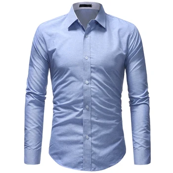 Brand Men's Casual Shirt Cotton Long Sleeve Dress Shirts Autumn Fashion Men Clothing Large Size Slim Shirt Male Social
Brand Men's Casual Shirt Cotton Long Sleeve Dress Shirts Autumn Fashion Men Clothing Large Size Slim Shirt Male Social
