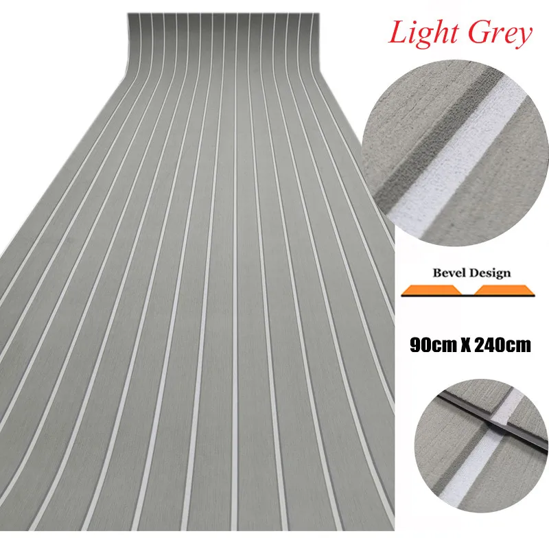 EVA Boat Teak Decking Sheet Yacht Marine Flooring Non-slip Carpet Self Adhesive 90cm240cm Light Grey In White Marine Accessories
EVA Boat Teak Decking Sheet Yacht Marine Flooring Non-slip Carpet Self Adhesive 90cm240cm Light Grey In White Marine Accessories