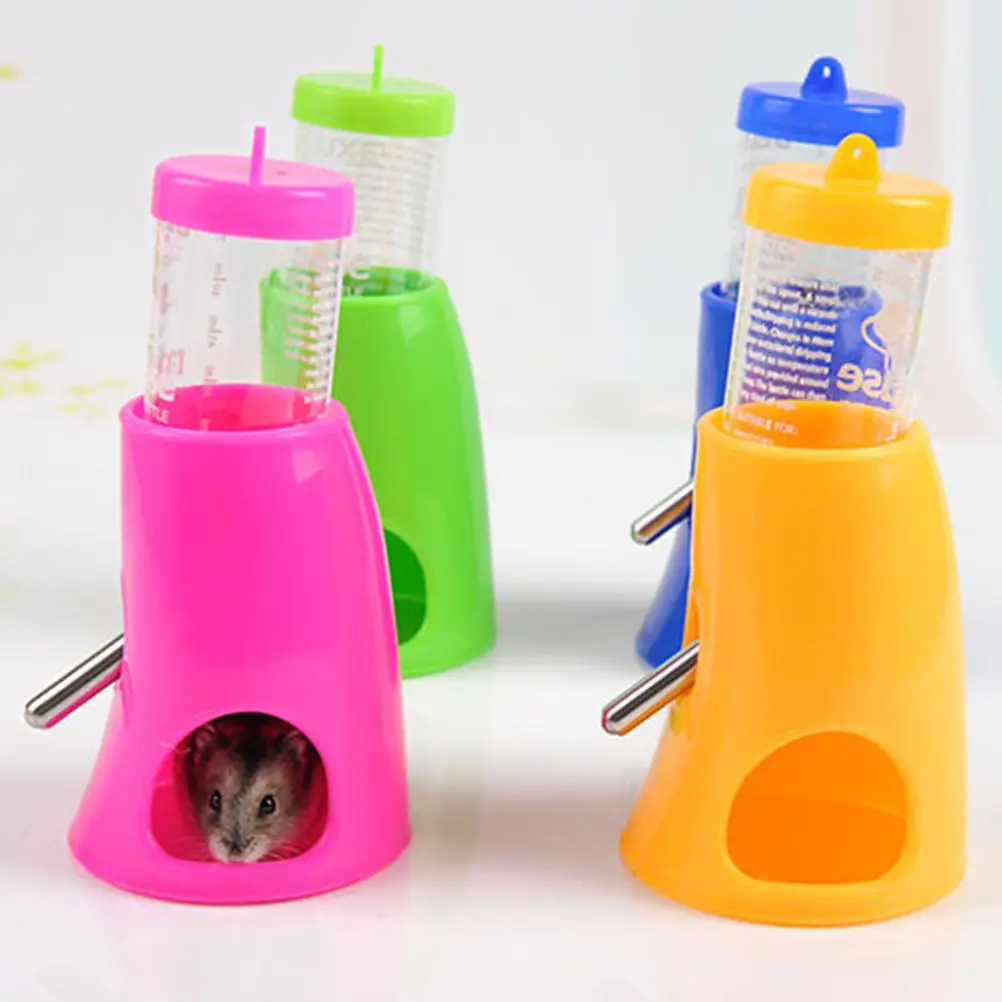 Multi Candy Color Small Water Drinking Bottle Animal Hideout Nest Toy Hamster Holder Dispenser With Base Hut 2 in 1
Multi Candy Color Small Water Drinking Bottle Animal Hideout Nest Toy Hamster Holder Dispenser With Base Hut 2 in 1