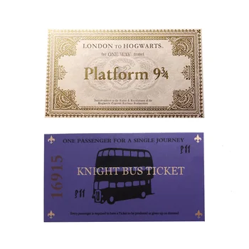 1 Pcs Harry Movie London Express Replica Train Ticket 1pcs Knight Bus Ticket Prop Limited Supply
1 Pcs Harry Movie London Express Replica Train Ticket 1pcs Knight Bus Ticket Prop Limited Supply