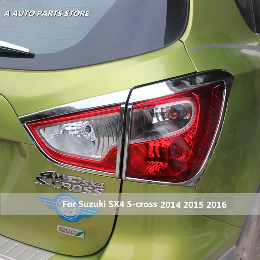 ABS Outside Rear Tail Tailgate Light Lamp Protection Cover Trim 4 Piece / set Accessories For Suzuki Sx4 s-cross 2014 2015 2016
ABS Outside Rear Tail Tailgate Light Lamp Protection Cover Trim 4 Piece / set Accessories For Suzuki Sx4 s-cross 2014 2015 2016
