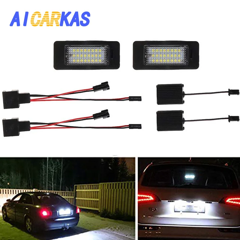 AICARKAS 1 Pair 6500K 5W LED License Plate Light for Audi A1 A7 RS5 TTRS A6 C7 Q5 A4 S5 A5 TT Error Free Auto Interior Lamp
AICARKAS 1 Pair 6500K 5W LED License Plate Light for Audi A1 A7 RS5 TTRS A6 C7 Q5 A4 S5 A5 TT Error Free Auto Interior Lamp