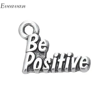 EUEAVAN 30pcs Jewelry Accessory Word Charm Metal Be Positive Engraved Pendant Fit Bracelet Necklace Gift DIY Life Attitude
EUEAVAN 30pcs Jewelry Accessory Word Charm Metal Be Positive Engraved Pendant Fit Bracelet Necklace Gift DIY Life Attitude