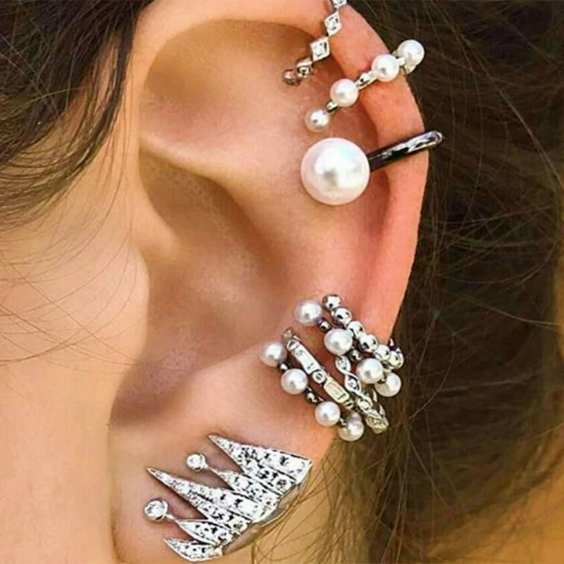 9 Pcs Ear Clips Bohemia Ear Cuffs Earrings Fashion Non-pierced Ears Women Girls Earrings Set Jewelry Accessory
9 Pcs Ear Clips Bohemia Ear Cuffs Earrings Fashion Non-pierced Ears Women Girls Earrings Set Jewelry Accessory