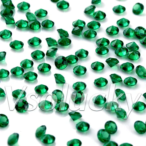 Diamond Confetti Green 1000pcs/bag 4.5mm 1/3Carat Crystal Wedding Table Scatter Decoration bridal shower wedding Party
Diamond Confetti Green 1000pcs/bag 4.5mm 1/3Carat Crystal Wedding Table Scatter Decoration bridal shower wedding Party