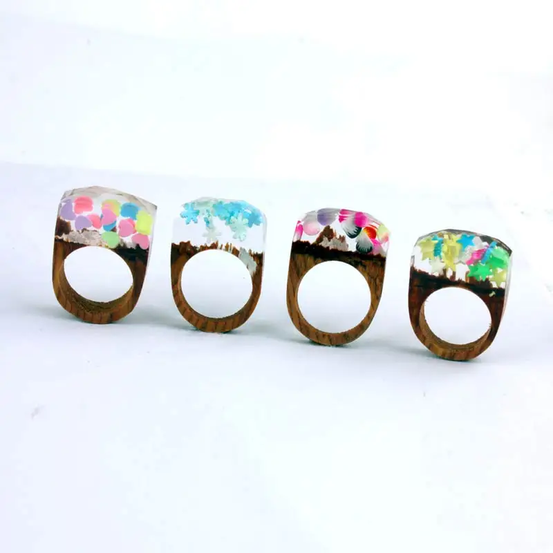 vestone New Fashion Sky Blue Resin Wooden Magic forest Rings Party dried flower lady fashion ring Drop Shipping
vestone New Fashion Sky Blue Resin Wooden Magic forest Rings Party dried flower lady fashion ring Drop Shipping