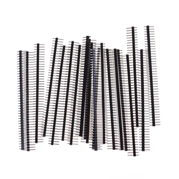 20pcs Straight Strip Pin Header 40Pin Male 2.54mm Pitch Single Row Nickel-Plated Iron For PCB Panel Terminals For Arduino
20pcs Straight Strip Pin Header 40Pin Male 2.54mm Pitch Single Row Nickel-Plated Iron For PCB Panel Terminals For Arduino