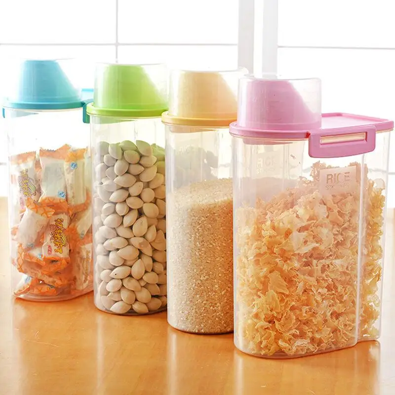 4 Pc/ Set kitchen plastic storage canisters large plastic clear containers coffee tea sugar jars 2.5L cereal dispenser
4 Pc/ Set kitchen plastic storage canisters large plastic clear containers coffee tea sugar jars 2.5L cereal dispenser
