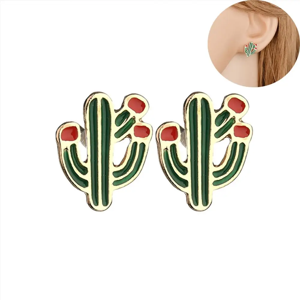 1 Pair Lady Girls Gift Cute Cactus Ear Studs Charm Lovely Trendy Alloy Women Girls Stud Earrings Simple Fashion Jewelry Gift
1 Pair Lady Girls Gift Cute Cactus Ear Studs Charm Lovely Trendy Alloy Women Girls Stud Earrings Simple Fashion Jewelry Gift