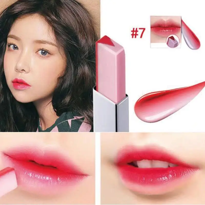 8 Colors Two-tone Lipstick V Cutting Two-color Lip Balm Candy Flavor Silky Moisturzing Nourishing Lipstick Balm Beauty
8 Colors Two-tone Lipstick V Cutting Two-color Lip Balm Candy Flavor Silky Moisturzing Nourishing Lipstick Balm Beauty