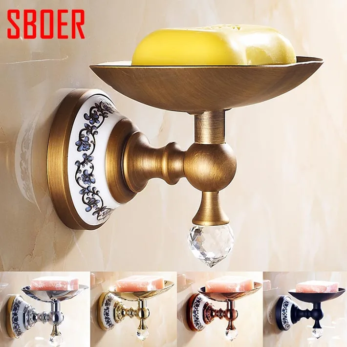 Modern Solid Brass crystal ceramic Antique black rose gold chrome soap dish holder soap box bathroom accessories wall mounted
Modern Solid Brass crystal ceramic Antique black rose gold chrome soap dish holder soap box bathroom accessories wall mounted