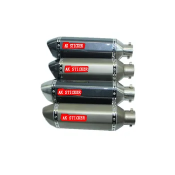 51mm Motorcycle Scooter offroad Modified Exhaust Muffler pipe 4 Color CF150 CF250 Z750 Z800 EX5 ZZR400 ZX6R YZFR1 Z1000 F4I ER6N
51mm Motorcycle Scooter offroad Modified Exhaust Muffler pipe 4 Color CF150 CF250 Z750 Z800 EX5 ZZR400 ZX6R YZFR1 Z1000 F4I ER6N