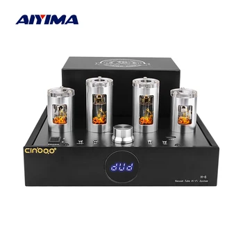 

AIYIMA Amplificador Bluetooth 4.0 Tube Preamplifier 6P1 6N2 Power Amplifier Professional 65Wx2 Stereo Fever Hifi Home Amplifier