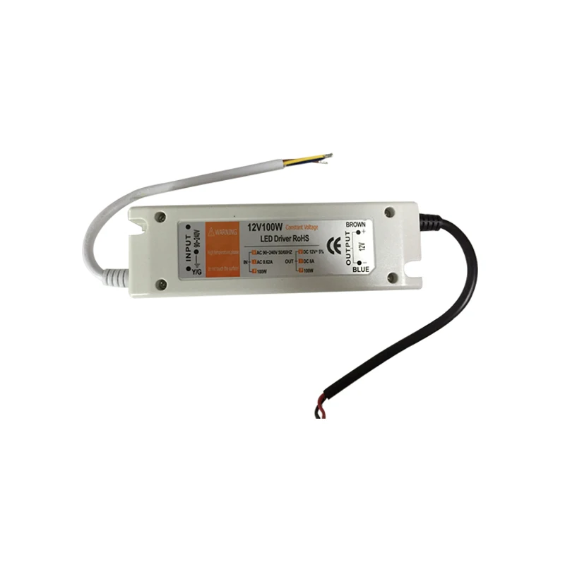 10pcs fedex LED Driver 100W Electronic Lighting Transformers Power Supply DC 12V 8.3A to AC 90-240V LED Strip Driver Newest
10pcs fedex LED Driver 100W Electronic Lighting Transformers Power Supply DC 12V 8.3A to AC 90-240V LED Strip Driver Newest